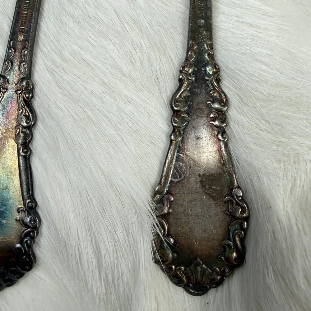 Set of Four 1847 Rogers Bros. Silver-Plated Teaspoons